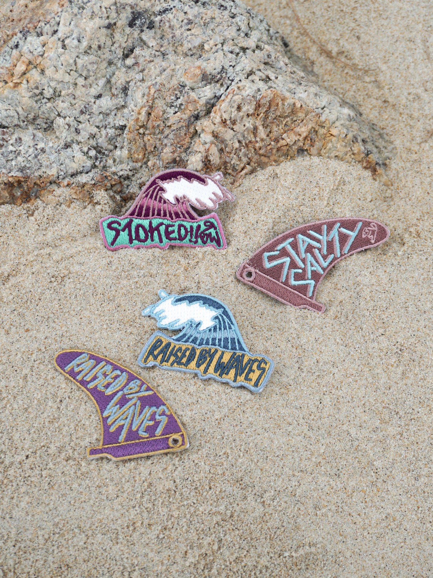 Waves & Fins Iron On Patch