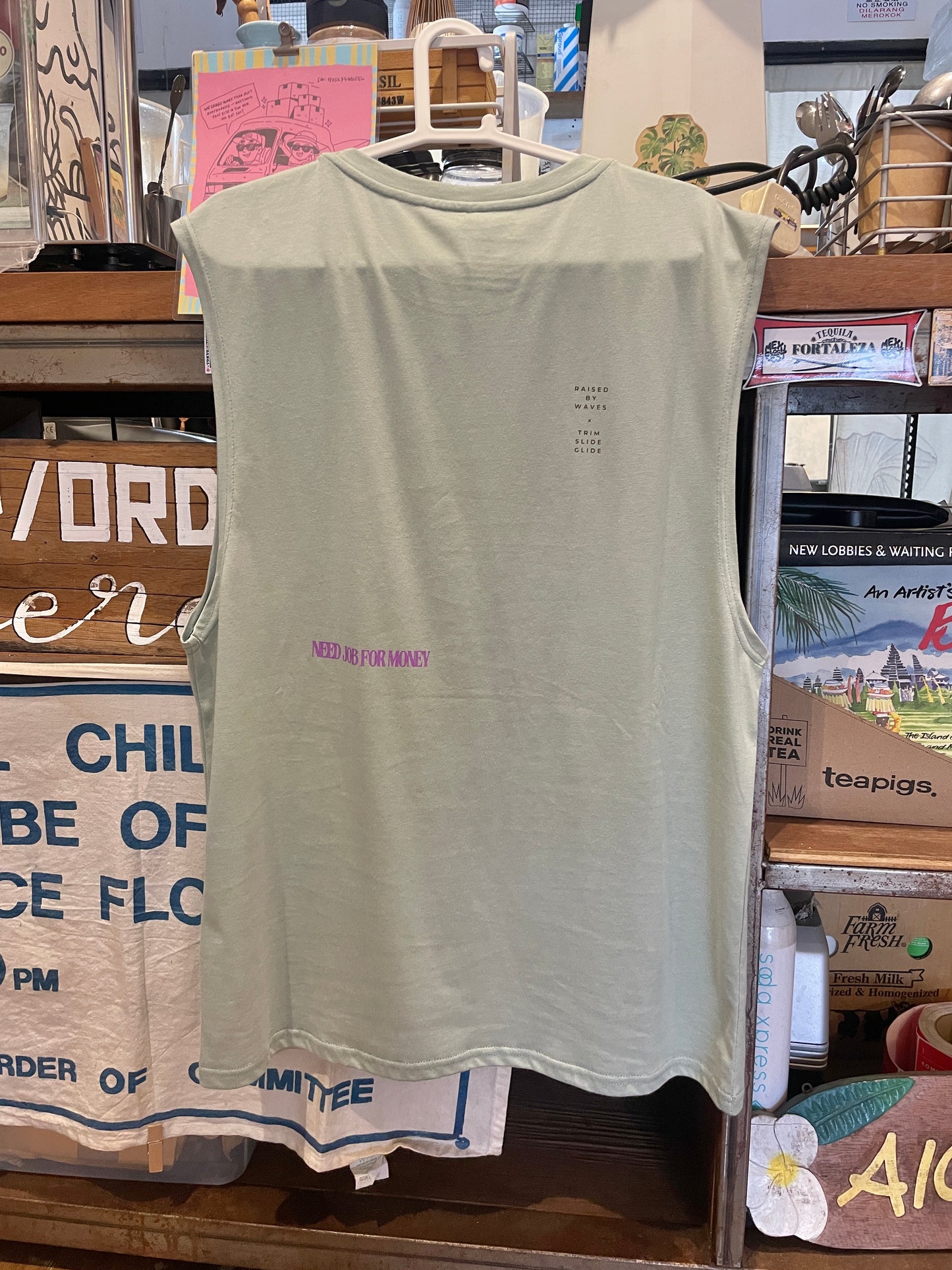 RBW x TSG Need Money For Surfbaords Unisex Muscle Tee